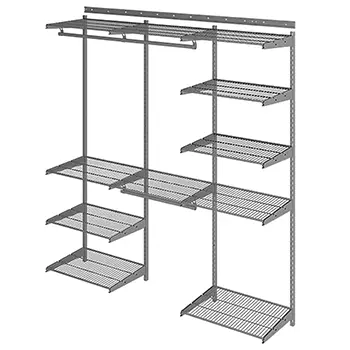 Гардеробные системы графитового цвета